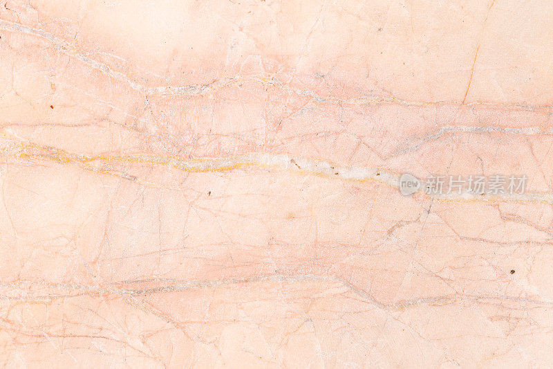 The rose gold marble slab reveals the subtle textures and natural patterns.